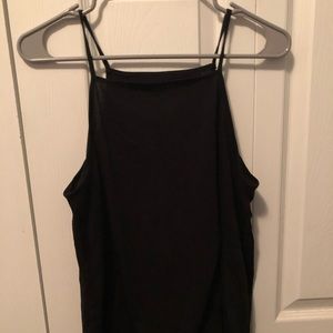 Old Navy Black Summer High Neck Tank Top